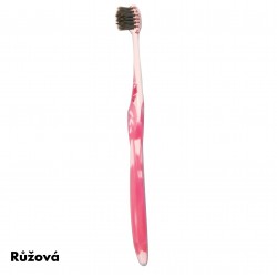 Japonský zubní kartáček Black Super Compact s ultratenkými vlákny