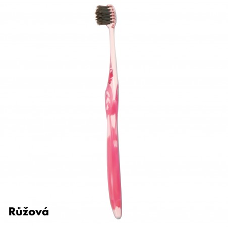 Japonský zubní kartáček Black Super Compact s ultratenkými vlákny